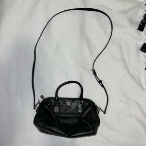 Coach Authentic Black Leather Crossbody Purse